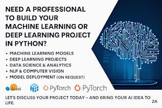 develop ml, dl, and ai models using python