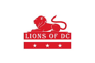 make amazing architecture history and lions logo