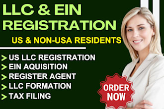 do US llc registration and ein number for US and non US residents
