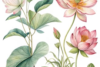draw botanical and nature illustrations