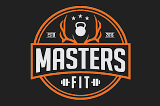 make improving beautiful fitness freaks logo