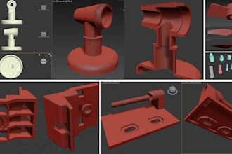 create any 3d model for cnc machine fabrication