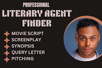 find top active literary agents, query letter, pitch for movie script screenplay
