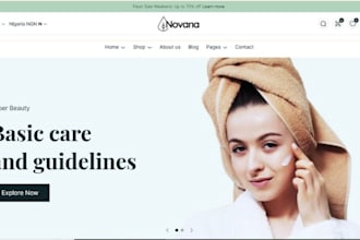 design skincare shopify beauty website cosmetics store skincare website makeup