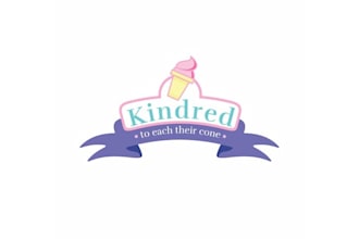 make memorable whimsical vegan ice cream logo