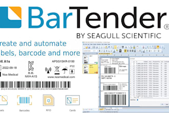 professional barcode and label designer expert in bartender designer