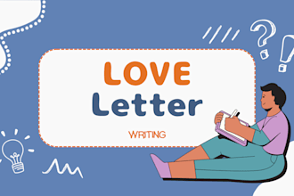 write sweet and romantic poem or letter