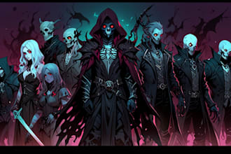 do fantasy horror characters or