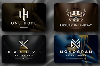 do modern custom minimalist unique business logo design