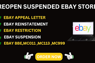 reinstate ebay suspension and reopen restriction with appeal letter