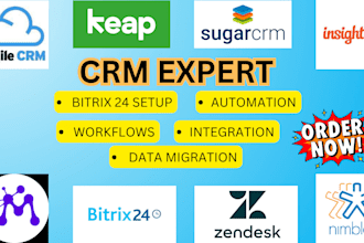 set up bitrix CRM bitrix24 agile CRM keap nimble sugar CRM moxie CRM zendesk