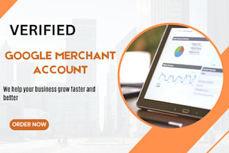 create a verified google merchant account