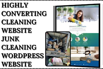 build cleaning website pressure washing website junk cleaning wordpress website