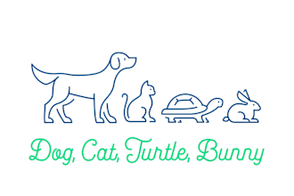 do unique pet cat dog animal logo design without any copyright for you