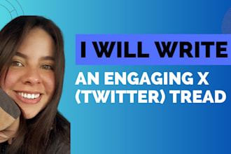 write a captivating twitter thread to engage your audience