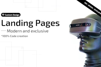 design and development your landing page