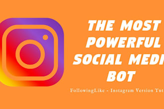 build, tiktok api bot, youtube api bot, instagram api bot, twitter api bot,