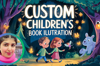 illustrate children story book illustration KDP children book illustration