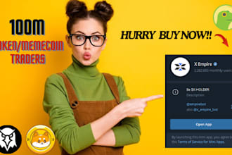 do telegram promotion, run crypto ads to draw dex, sol traders to your memecoin