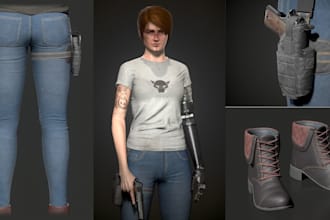 3d realistic character game character ue5 control rig metahuman unity texture