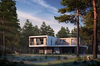 create realistic 3d visualization, 3d modeling, 3ds max, 3d model, autocad