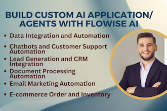 build ai app, rag systems, ai agents, ai automation using flowise ai, flowiseai