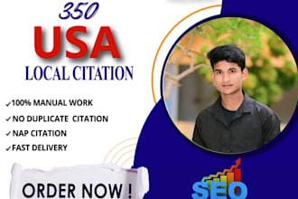 do top 300 USA local citations and directory submission