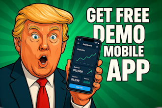 design flutter mobile app free demo available