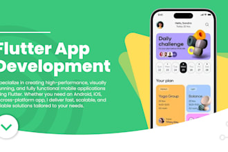 design flutter mobile app free demo available