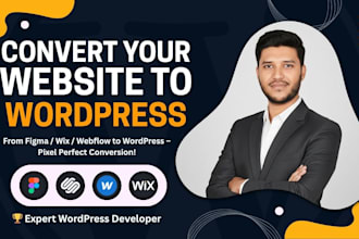 convert webflow, weebly, wix, shopify, and squarespace to wordpress sites