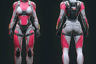 do star wars, game character or sci fi game character art