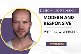 do 3d webflow website design and ecommerce, website development or redesign
