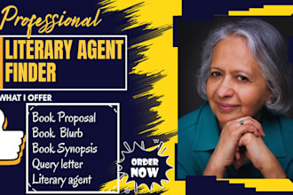submit your book to 50 active interested literary agent,children book,screenplay