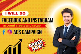 run facebook and instagram ads campaign for any business