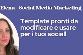 modelli canva modificabili per i post sui social media