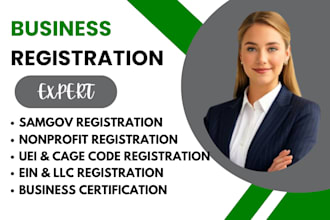 register sam gov, 501c3 nonprofit, llc, ein, cage code, uei, mbe certification