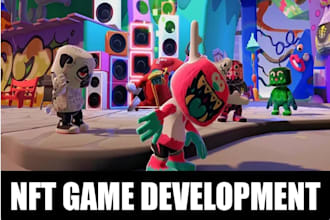 develop blockchain game, nft marketplace, crypto game, metaverse, and p2e game
