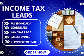 income tax leads finance website bookeping leads income tax finance website