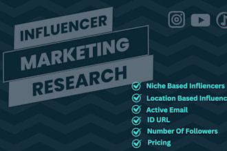 find top instagram tiktok youtube influencers and email leads for campaigns