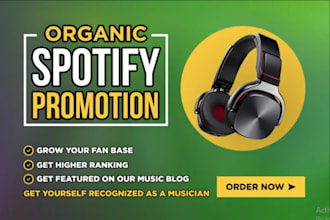 do spotify album promotion, spotify music track promotion