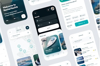 develop car dealership app, car rental app, yacht rental app, limousine booking