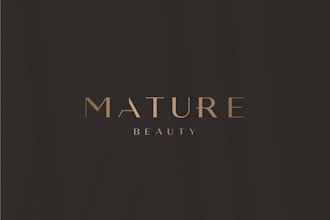 create custom feminine logo and brand identity pack design