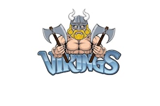 design high quality viking ship sport mascot logo with fastest delivery
