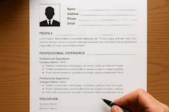 help you craft a top tier professional CV
