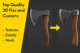 customize, enhance and repair your 3d model