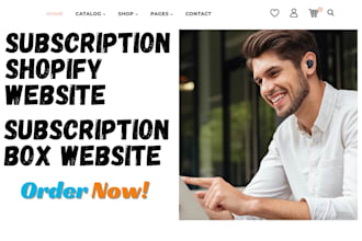 build 7 figures subscription box shopify store membership shopify website