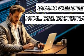 build a static website with free hoisting by github