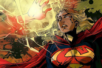 design comic book art and comic book illustration