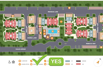 do eyecatchy architectural 2d site plan and layout drawing