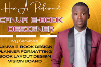 book formatting, planner and publish your amazon KDP journal design in canva